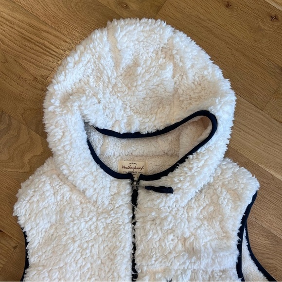 Original Weatherproof Vintage Sherpa Hooded Vest Size Large - Picture 9 of 13